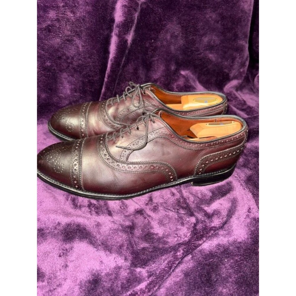Vintage Allen Edmonds Strand Cap-Toe Oxfords Sz 10 EEE